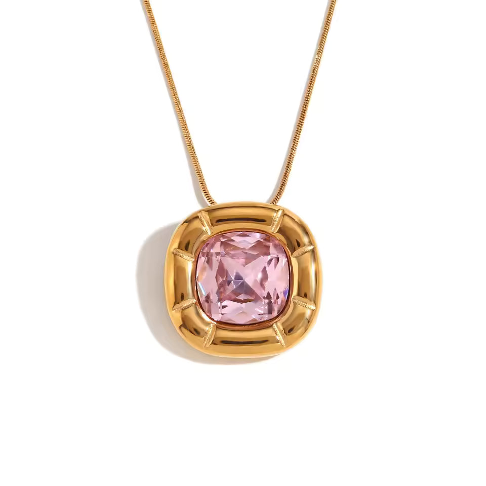 The Olympia Set - Stainless Steel Necklace, Earring, Ring