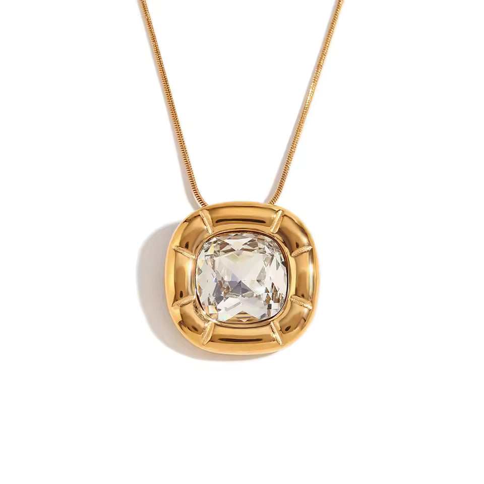 The Olympia Set - Stainless Steel Necklace, Earring, Ring