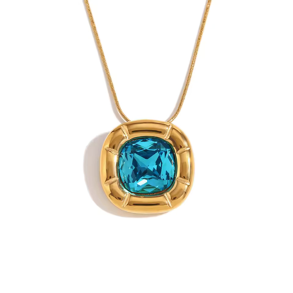 The Olympia Set - Stainless Steel Necklace, Earring, Ring